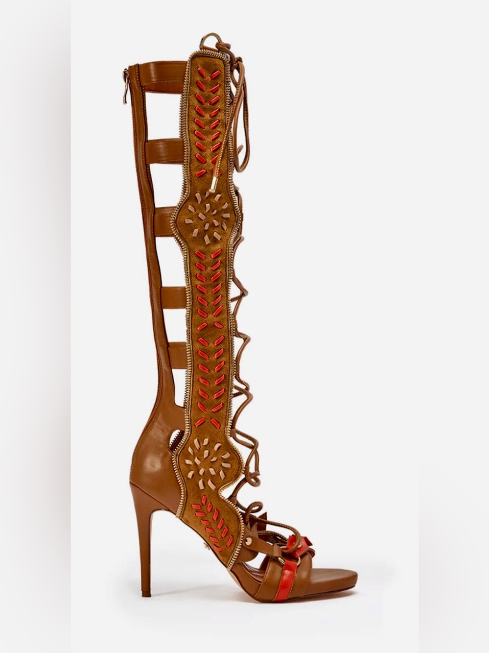 NWOB! AZALEA WANG SHAI TAN GLADIATOR - Picture 2 of 11